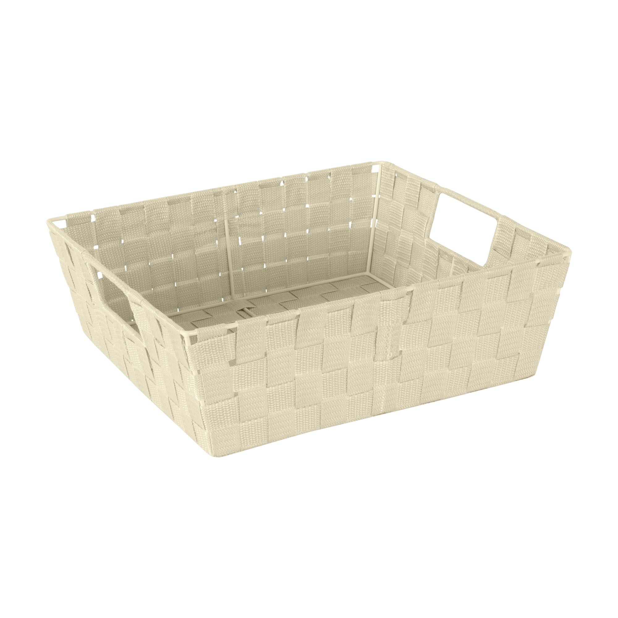 Simplify Ivory Large Storage Shelf Tote Set